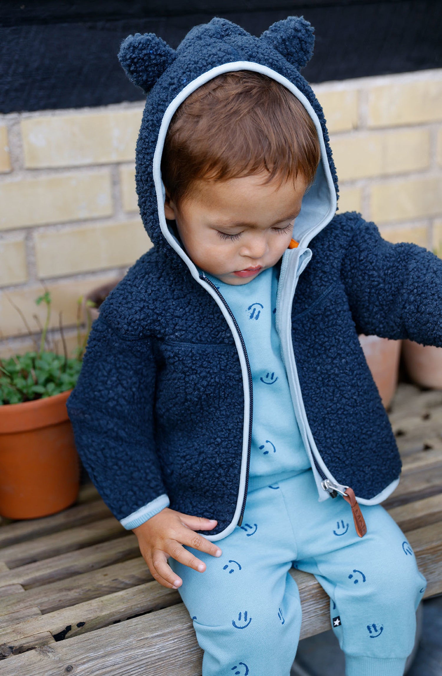 Ummi Teddy Bear Night Navy Jacket