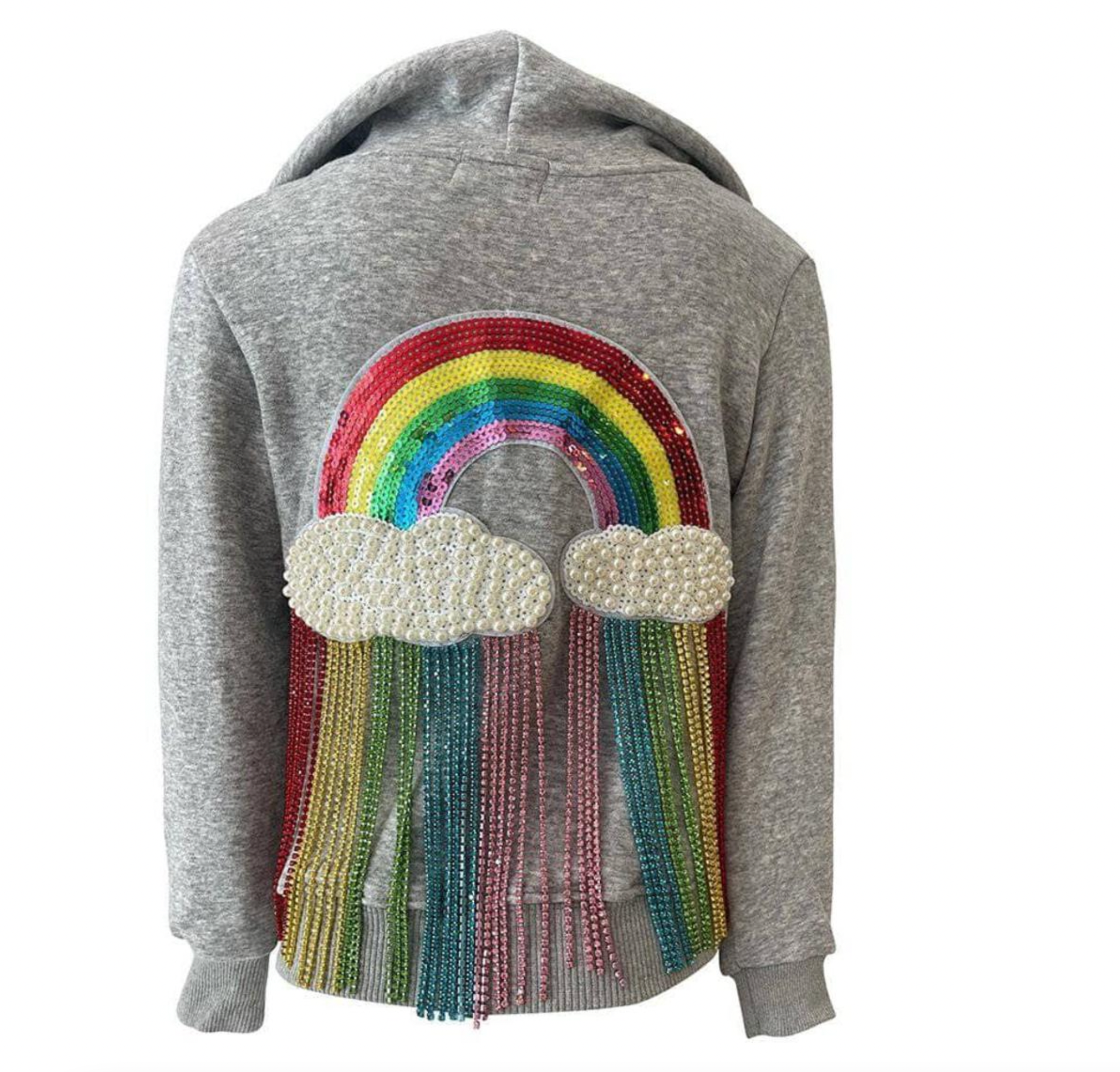Crystal Rainbow Rain Hoodie