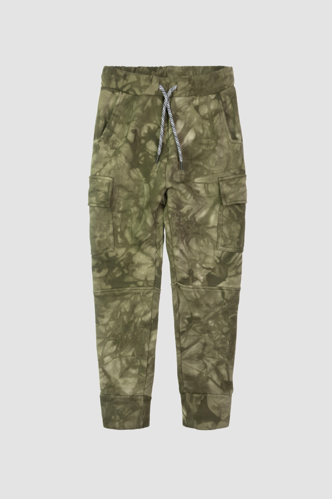 Happy Tunes Hoodie And Olive Tie Dye Empire Sweat Set