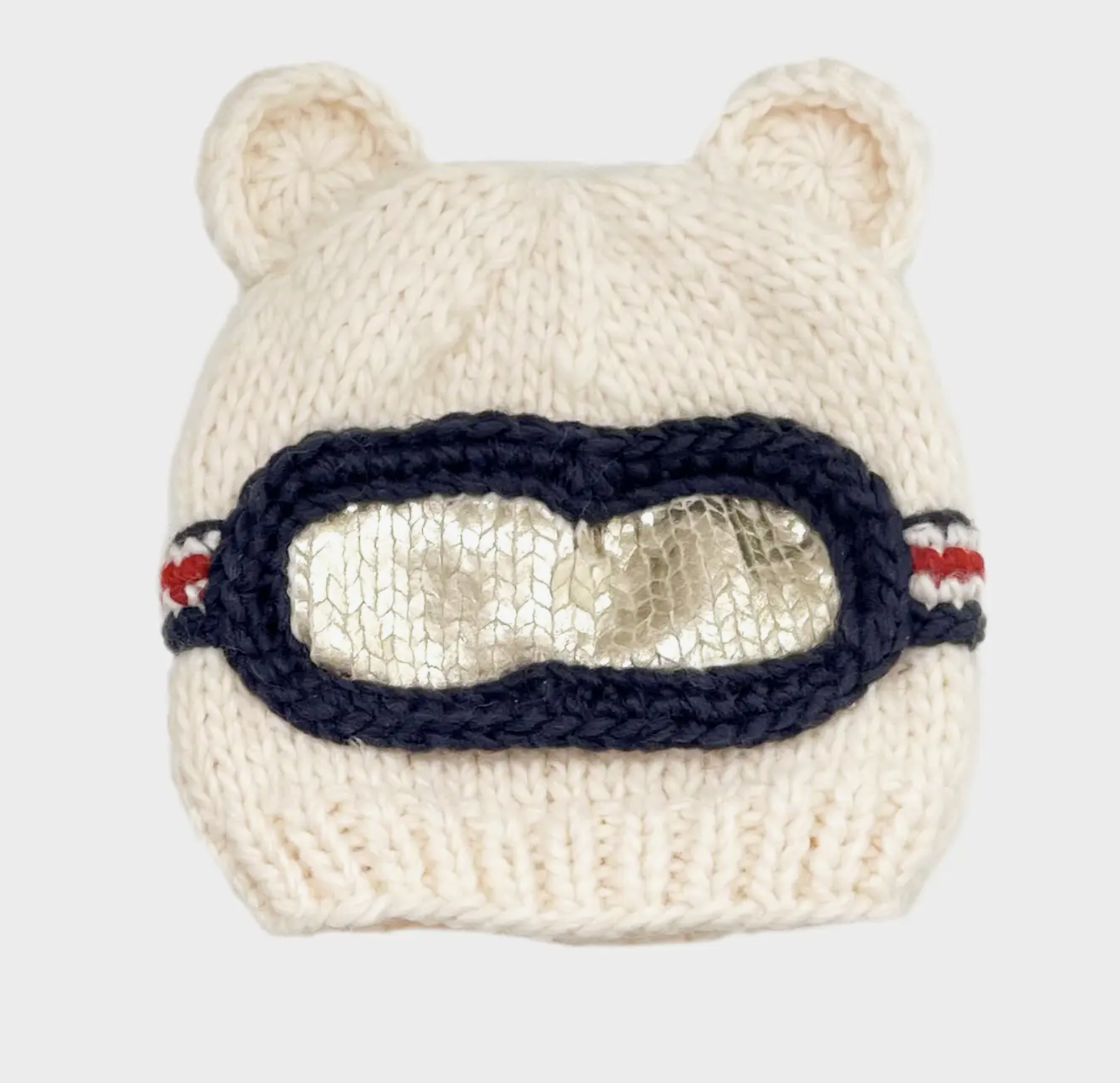 Bear Ski Goggles Hat