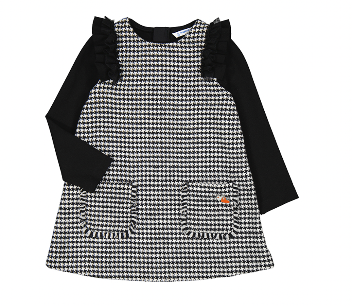 Black Dress With Flutter Sleeve