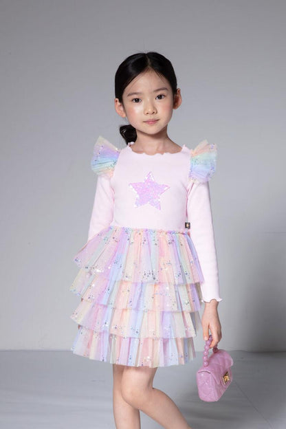 Rainbow Star Dress