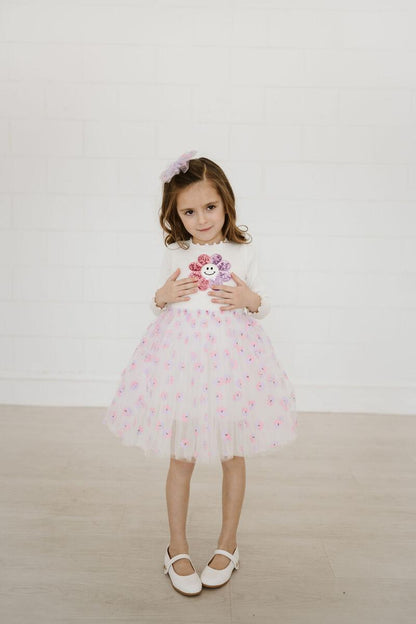 Flower Sparkle Smile Dress