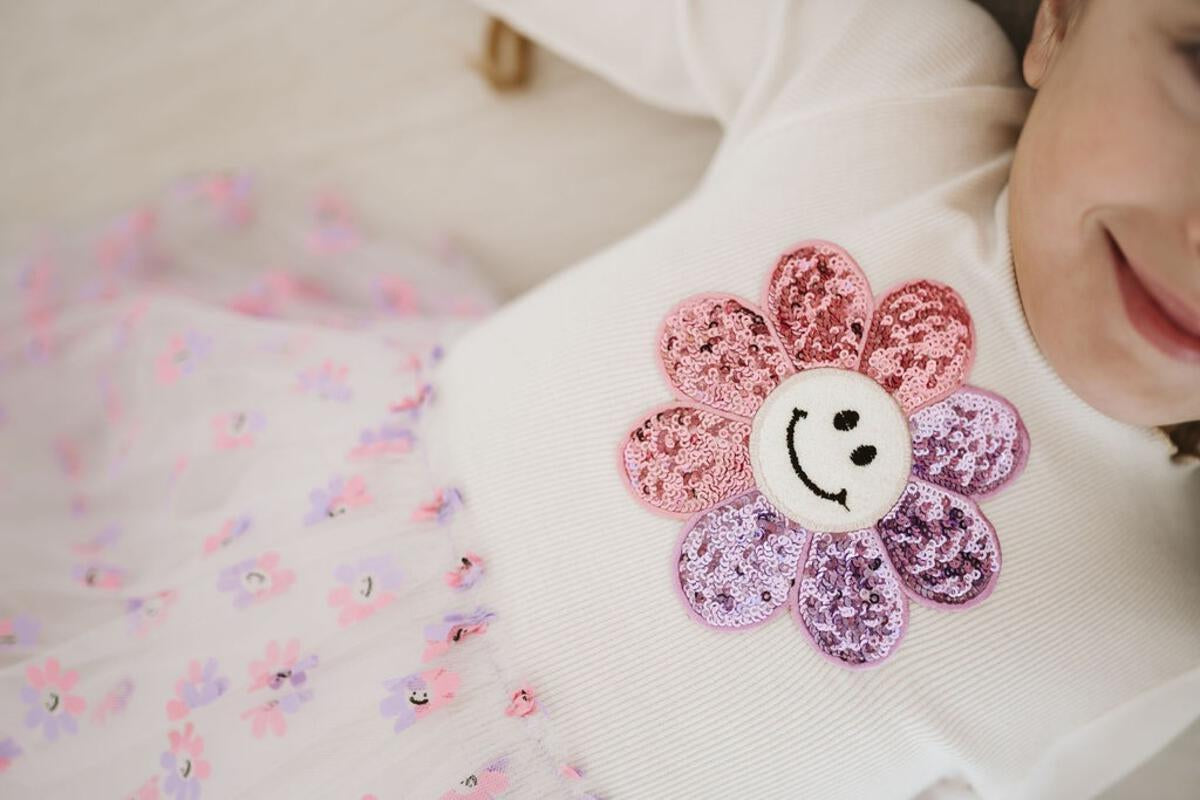 Flower Sparkle Smile Dress