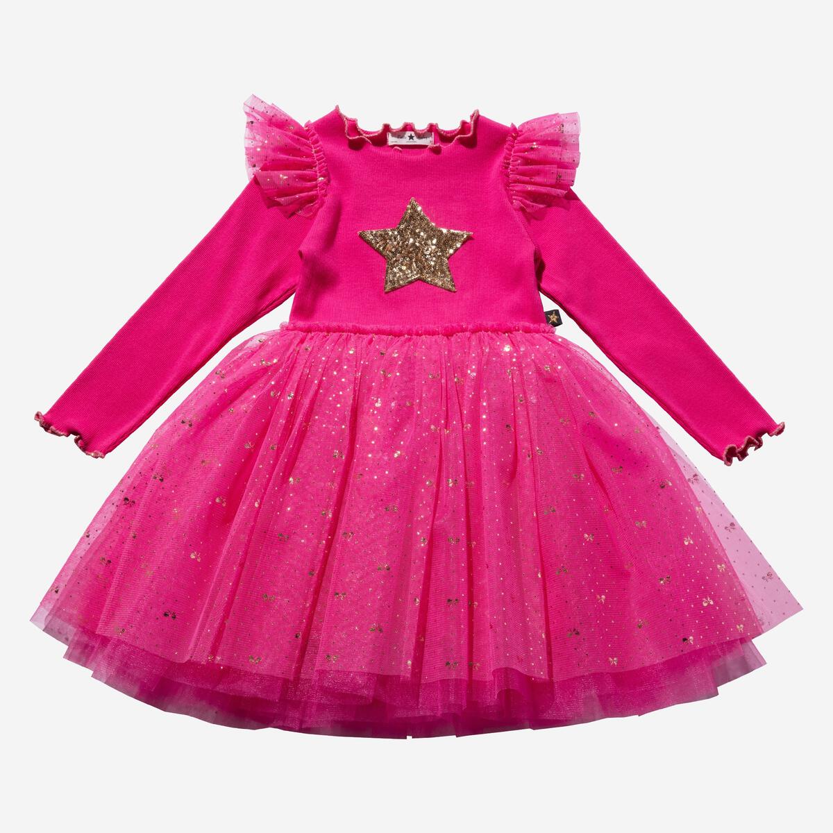 Hot Pink Star Dress