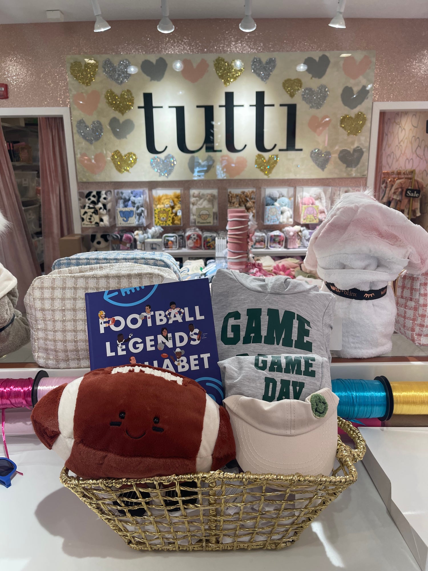 Custom Baskets- Game Day Basket