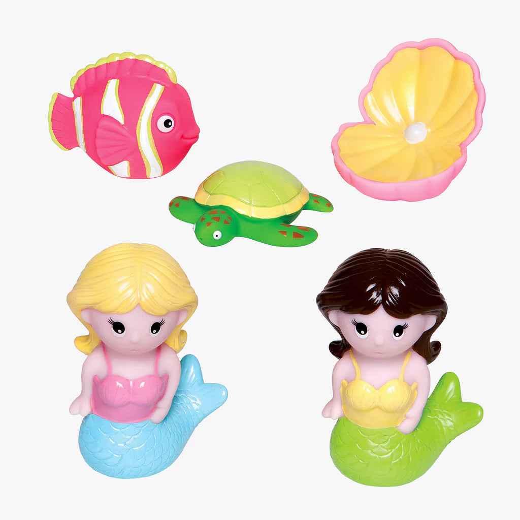 Elegant Baby Mermaid  Party Squiritie Bath Toy