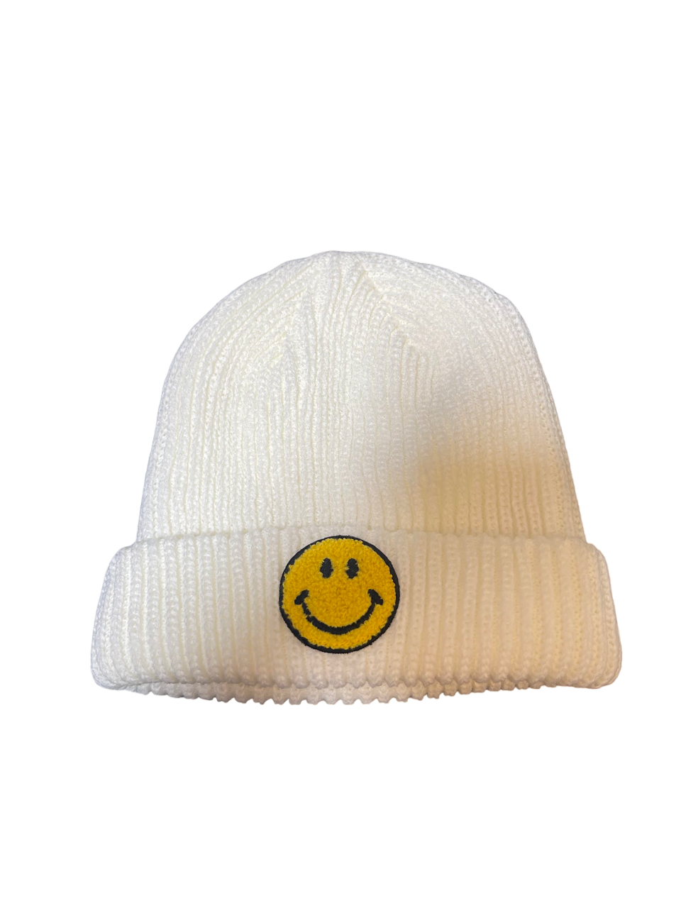 Cream With Yellow Smiley Hat