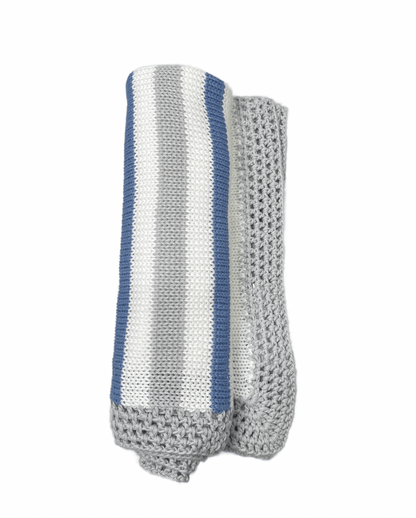 Gita Accessories Color Block Knit Blanket