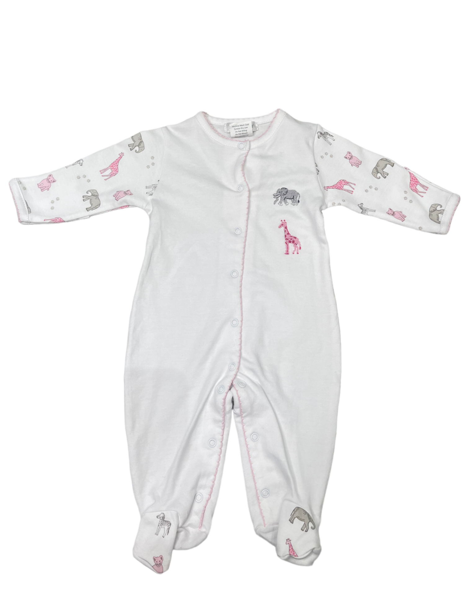 Lyda Baby Pink safari Footie