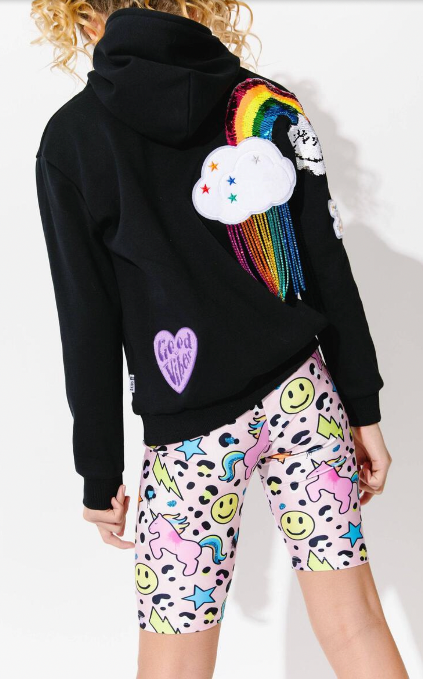 Good Vibes Rainbow Hoodie
