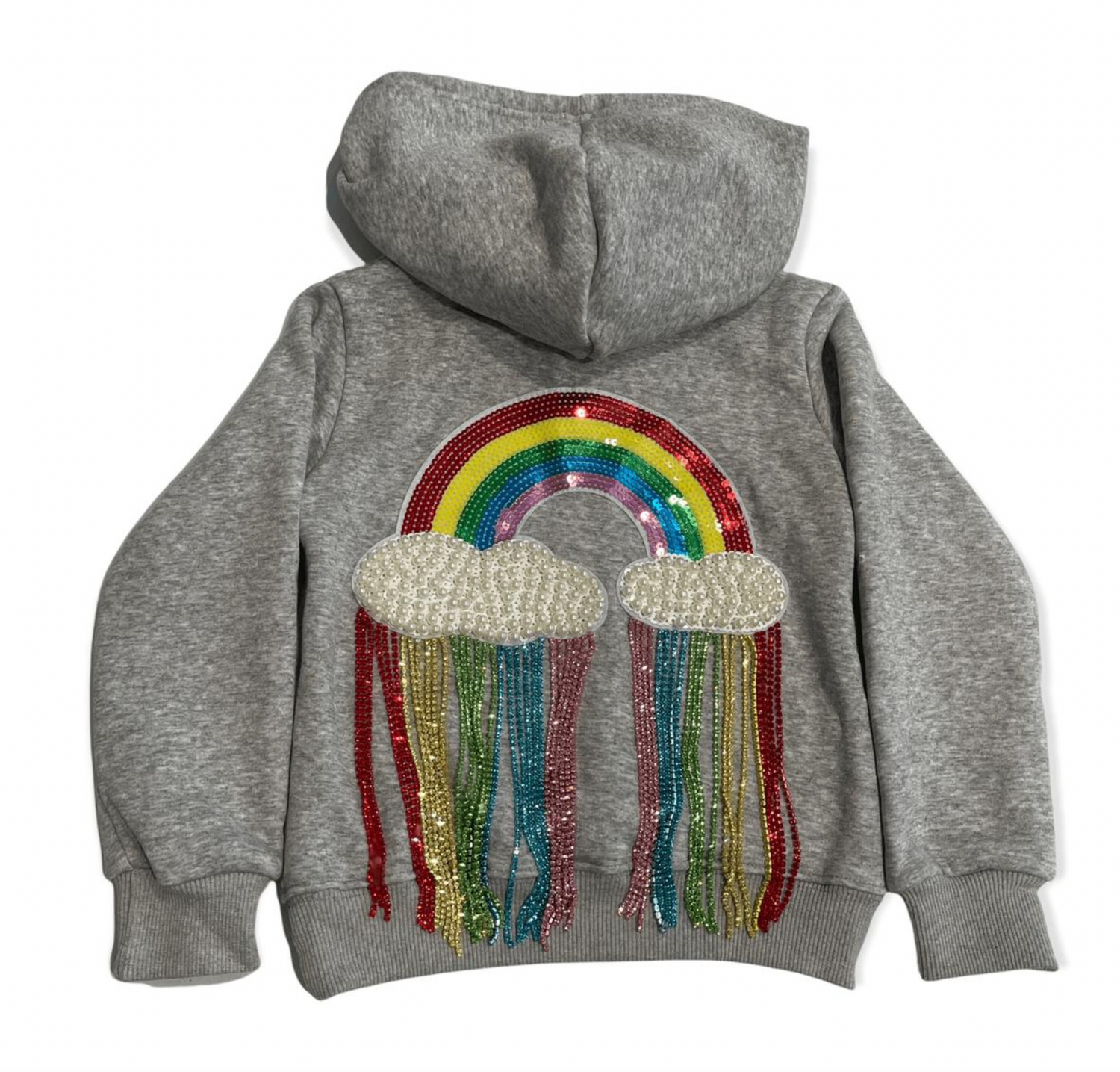 Crystal Rainbow Rain Hoodie