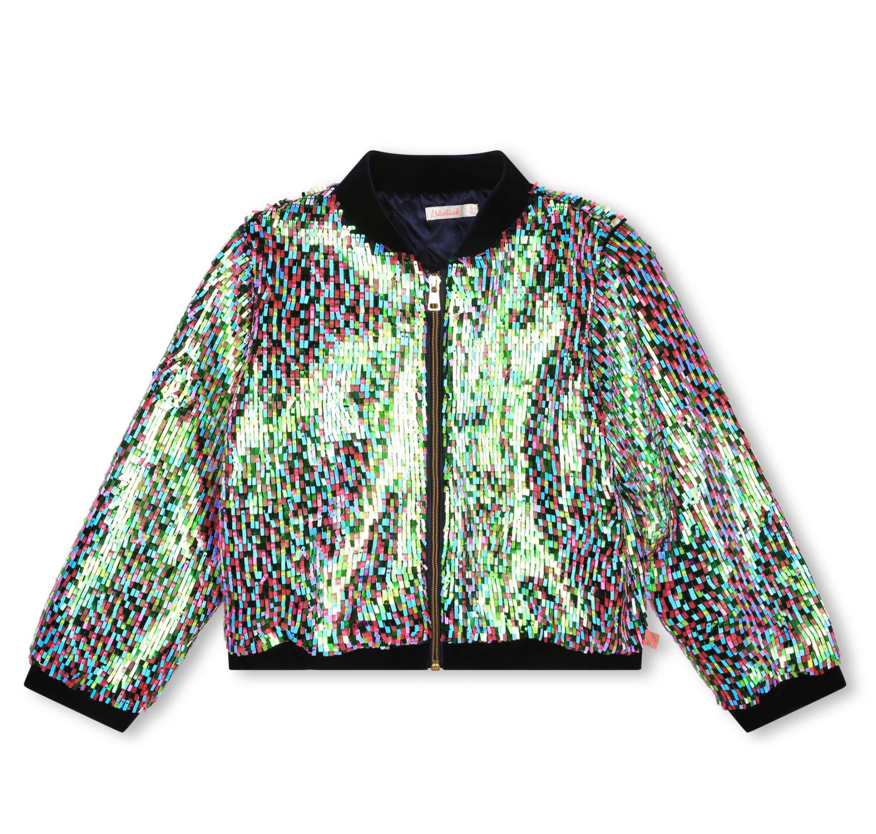Velvet Jacket With Multi Color Sequins