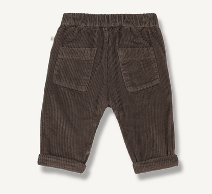 Brown Checkered Pant Set
