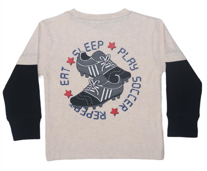 Eat Sleep Twofer Long Sleeve