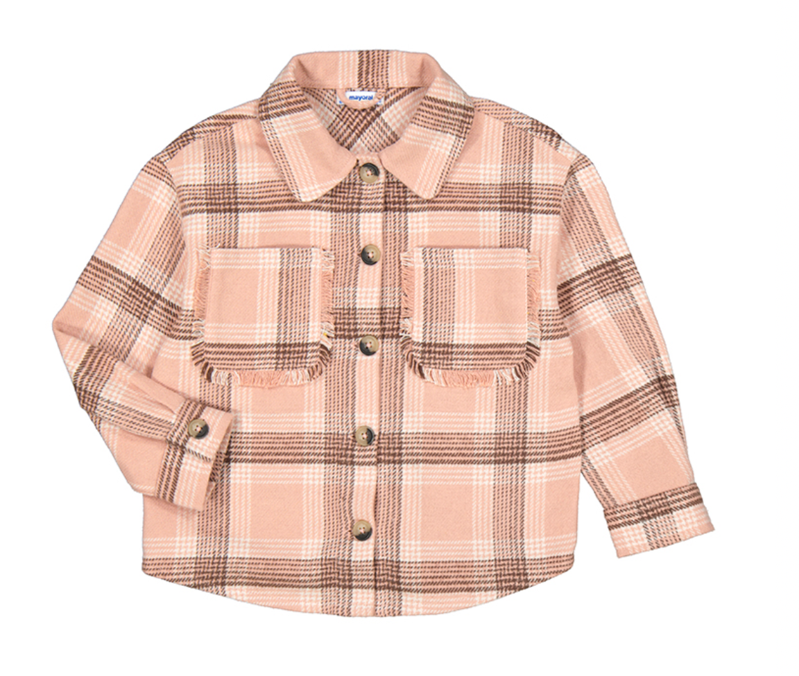 Nude Checked Overshirt