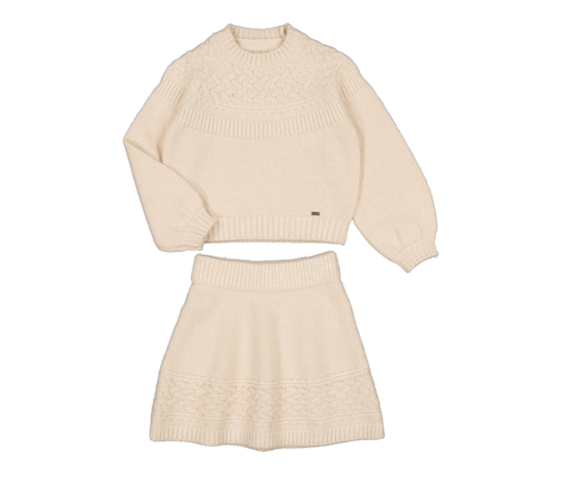 Ginger Roo Sweater Skirt Set