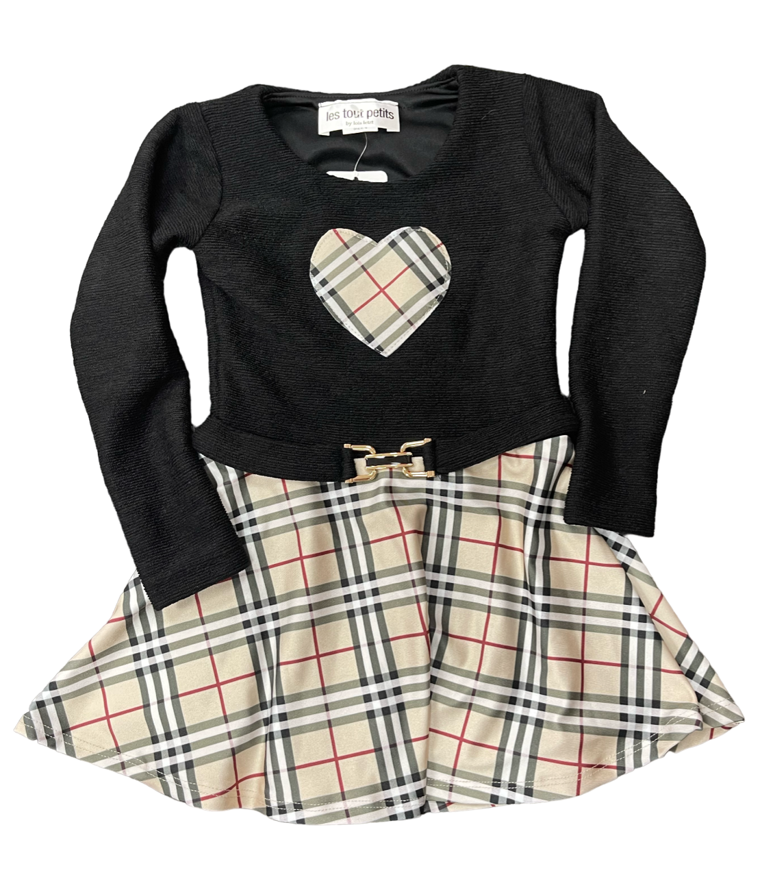 Plaid Heart Dress
