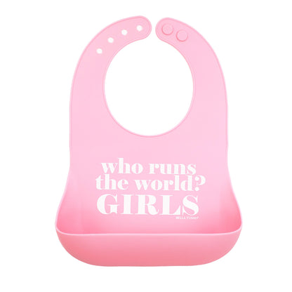 Bella Tunno  Who Runs The World Feeding Bib