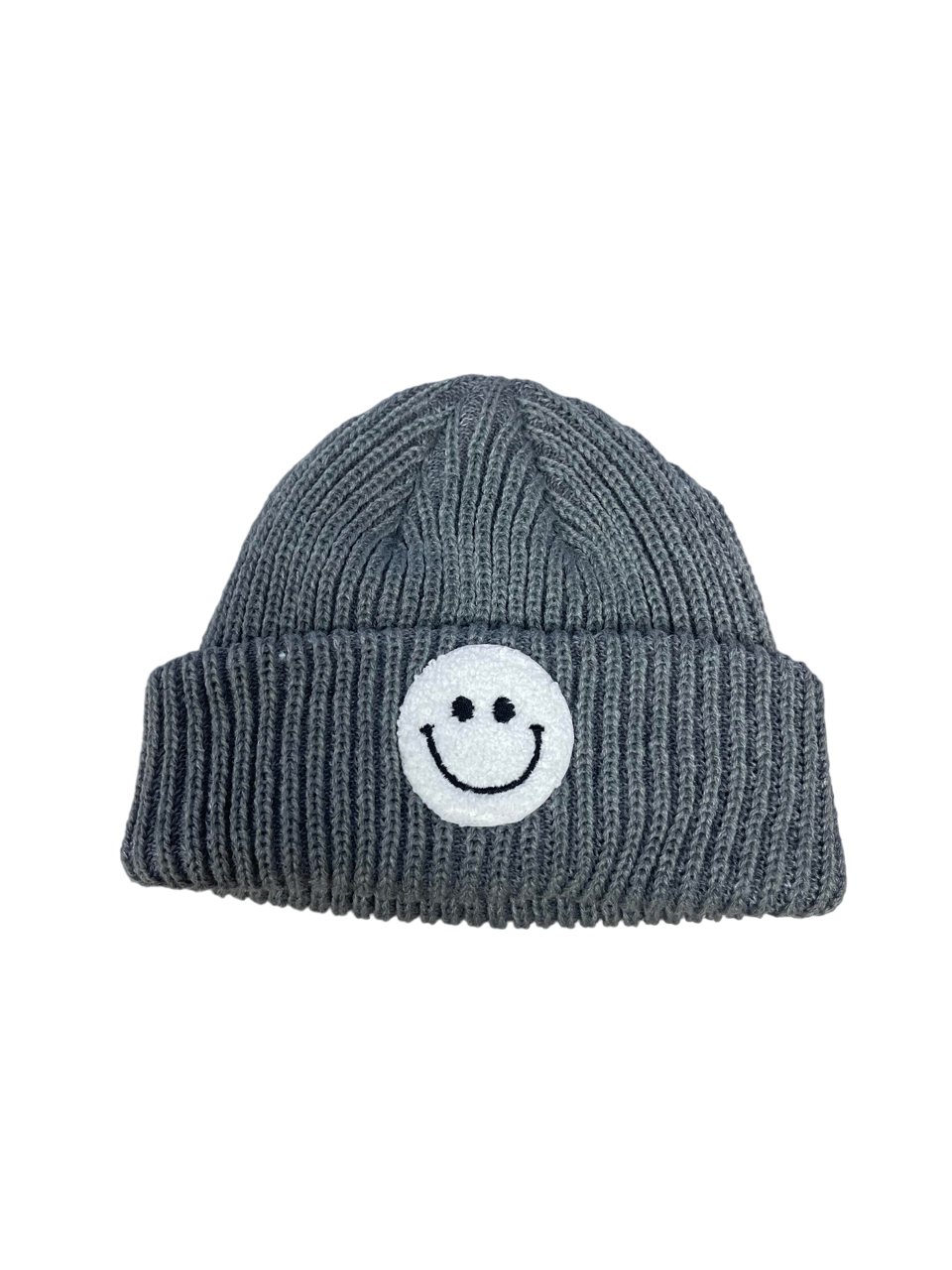 Grey Hat With White Smile