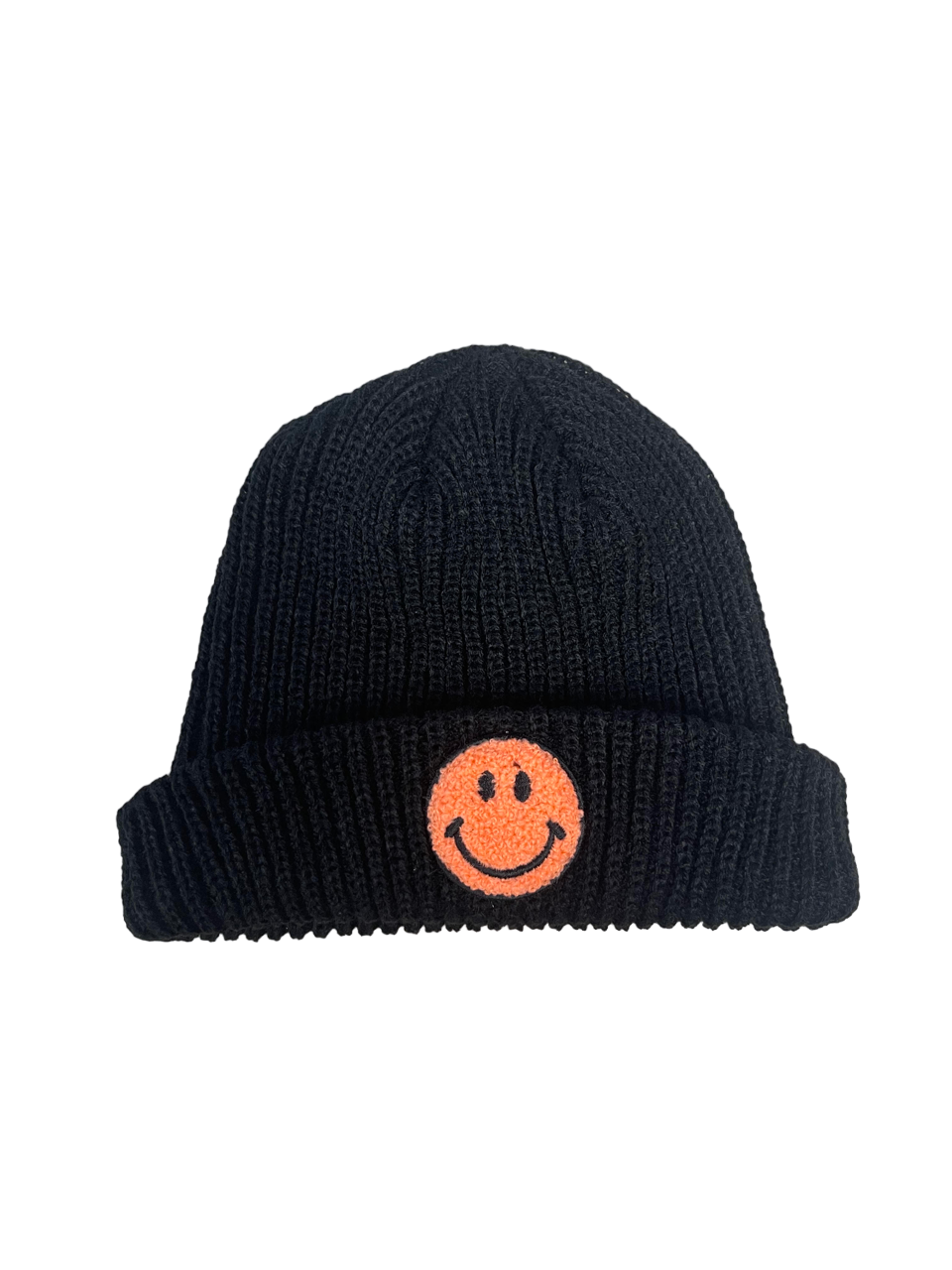 Black Hat With Orange Smile