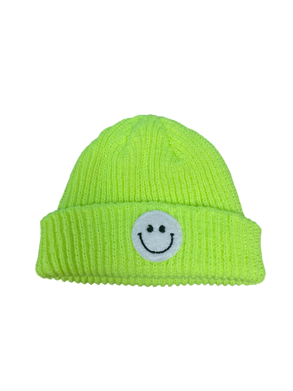 Neon Yellow Smile Hat